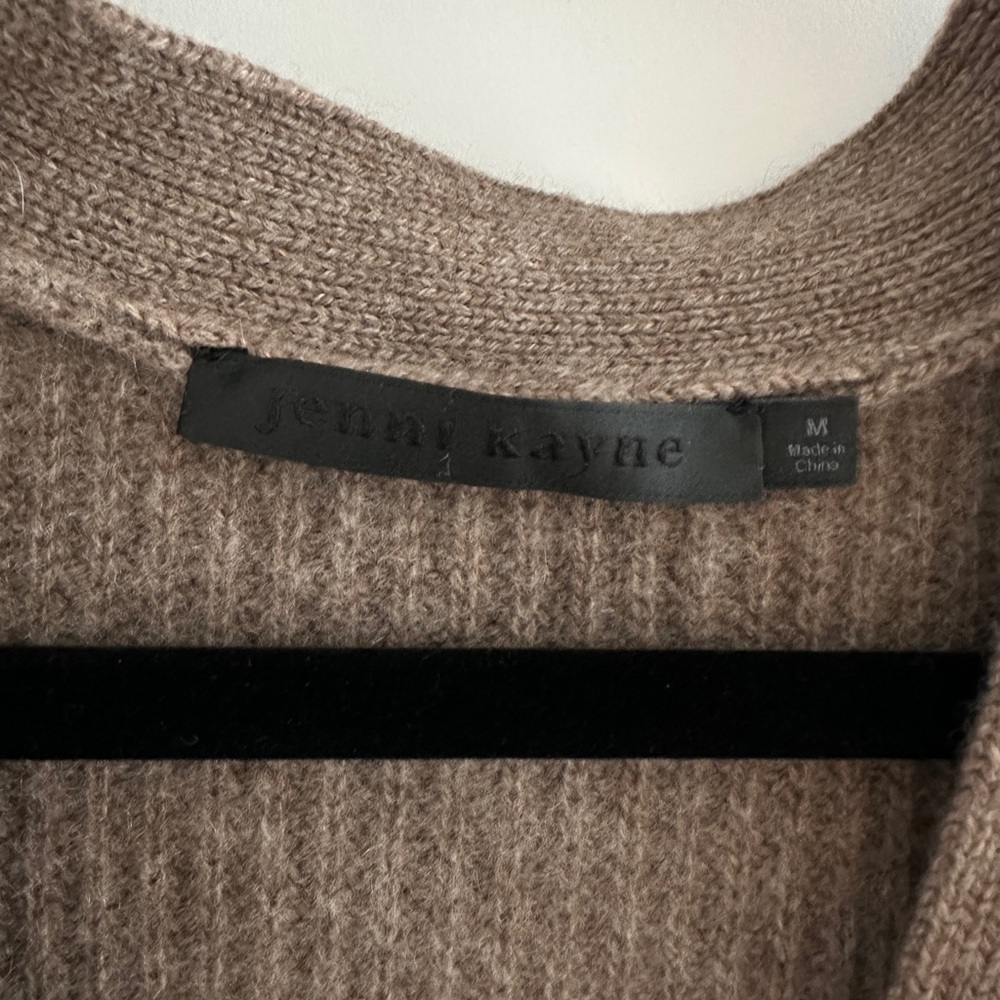 Jenni Kayne Cashmere Cocoon Cardigan - Undyed stone - Picture 8 of 10